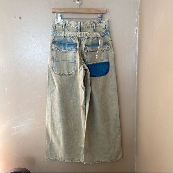 NEW Free People We The Free Jeans Waterfalls baggy wide leg denim pants 26 - Picture 8 of 12